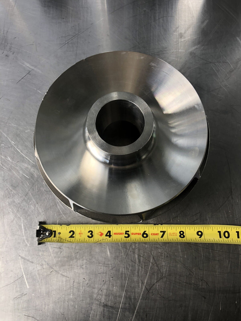Stainless Steel Pump Impeller 9" Heavy Duty 8 Blade Internal Goulds NEW!!