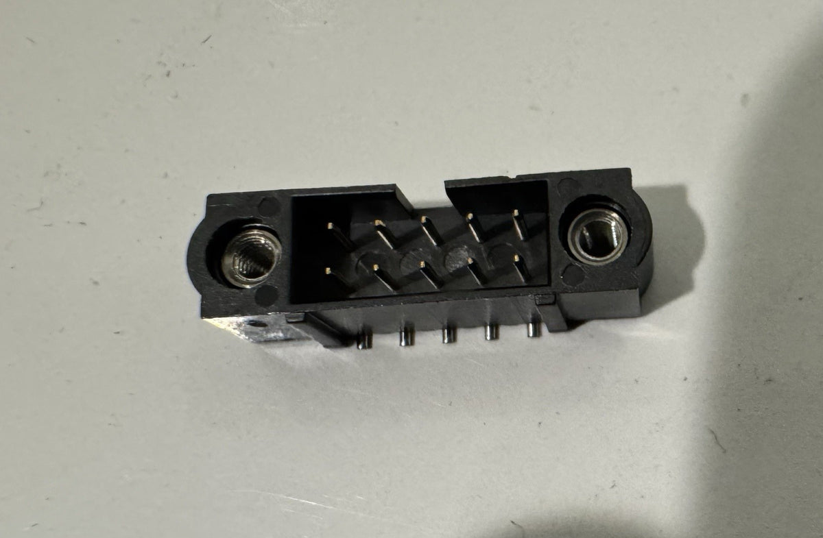 M80-5021042 Harwin 5+5 Pos. Male DIL Vertical SMT Conn. Jackscrews 56AC6214 NEW!