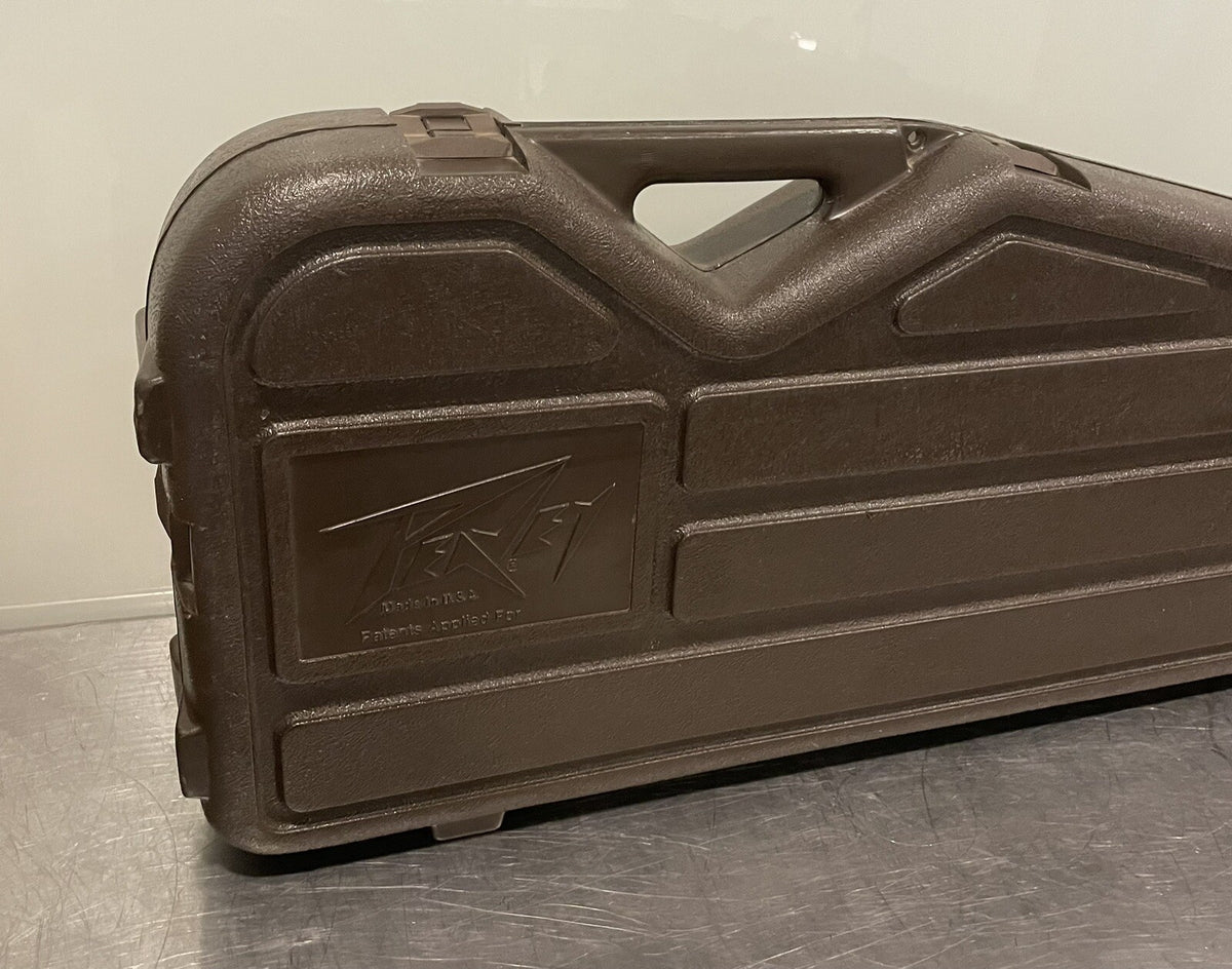 Peavey Molded Guitar Case Brown Strat Style USED! FREE SHIPPING!