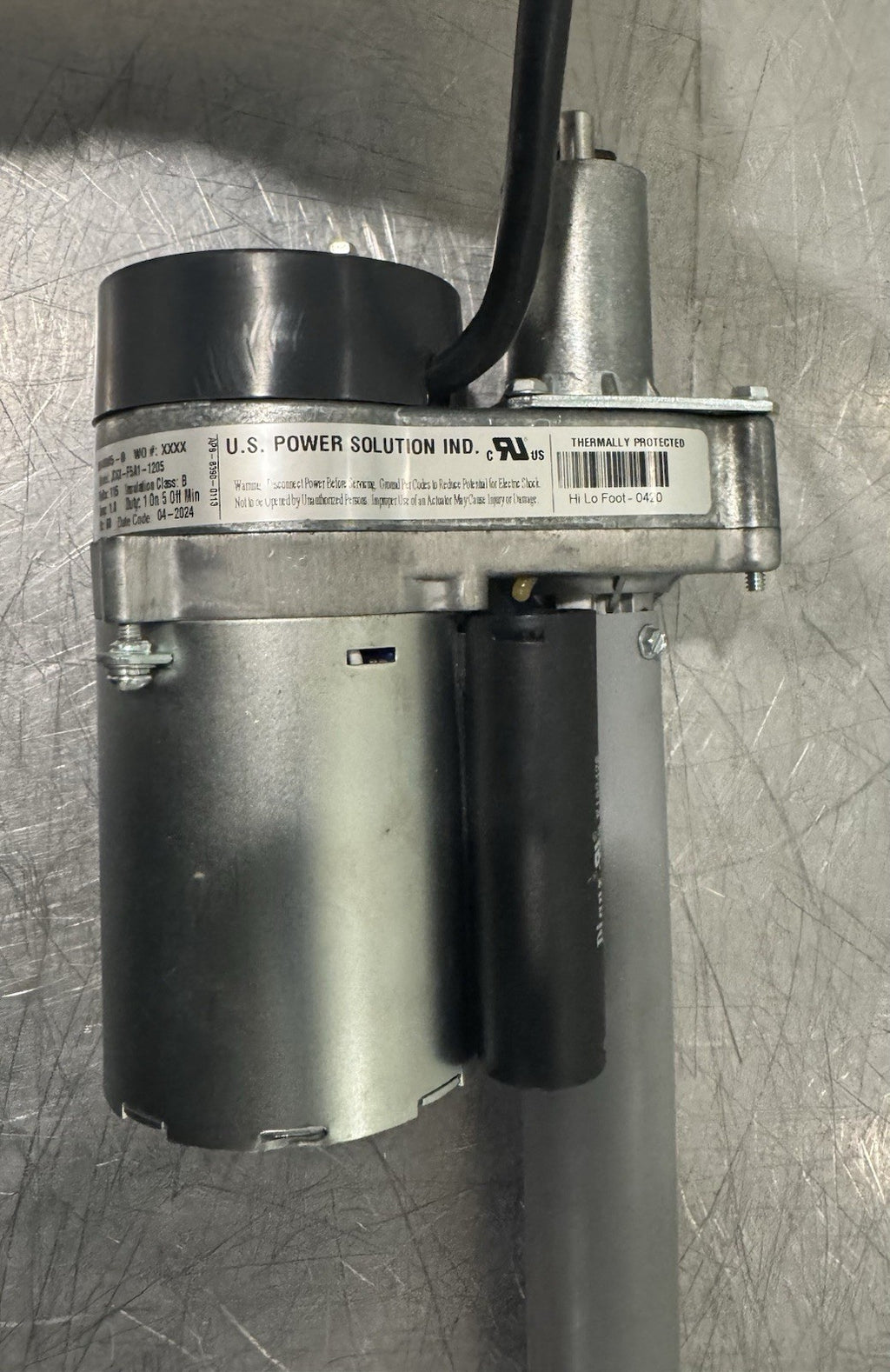 39001519 Hi-Lo Foot End Actuator W/ Cable 4 Pin NEW IN BOX! FREE SHIPPING!