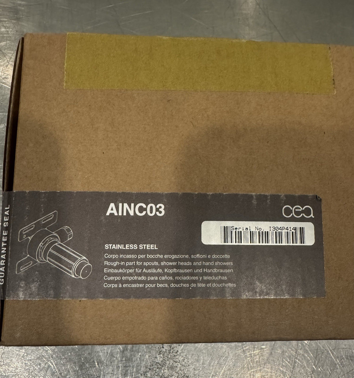 CEA Design AINC03 Auxiliary Built-In For Spouts Shower Heads Hand showers NEW!