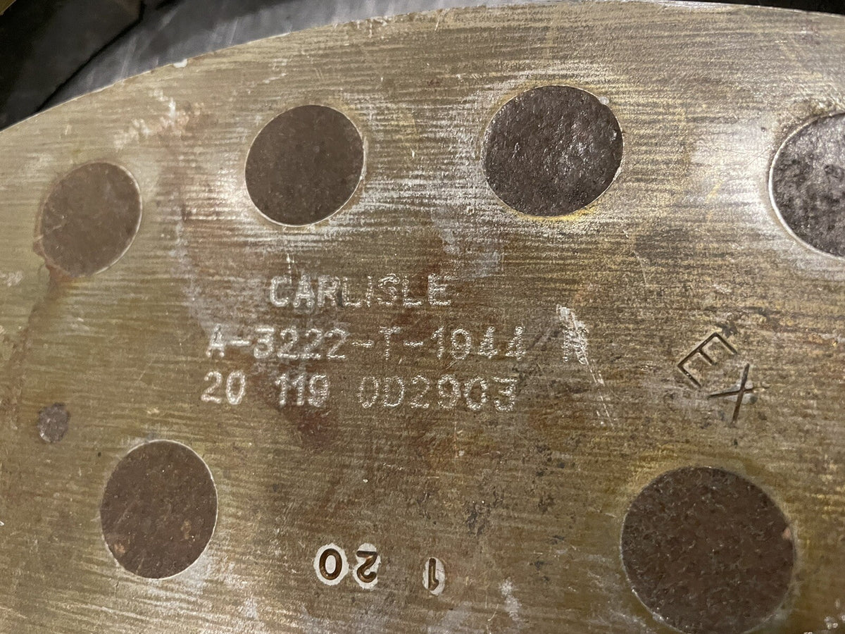 Carlisle A-3222-T-1944 Brake Pads 3 PACK Meritor Euclid NEW! FREE SHIPPING!