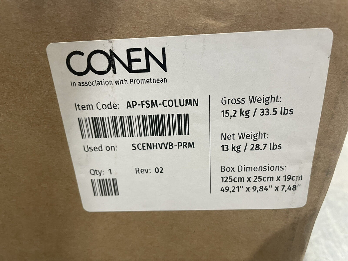 Promethean AP-FSM Fixed Stand Conen AP-FSM-COLUMN CCL100B NEW! FREE SHIPPING!