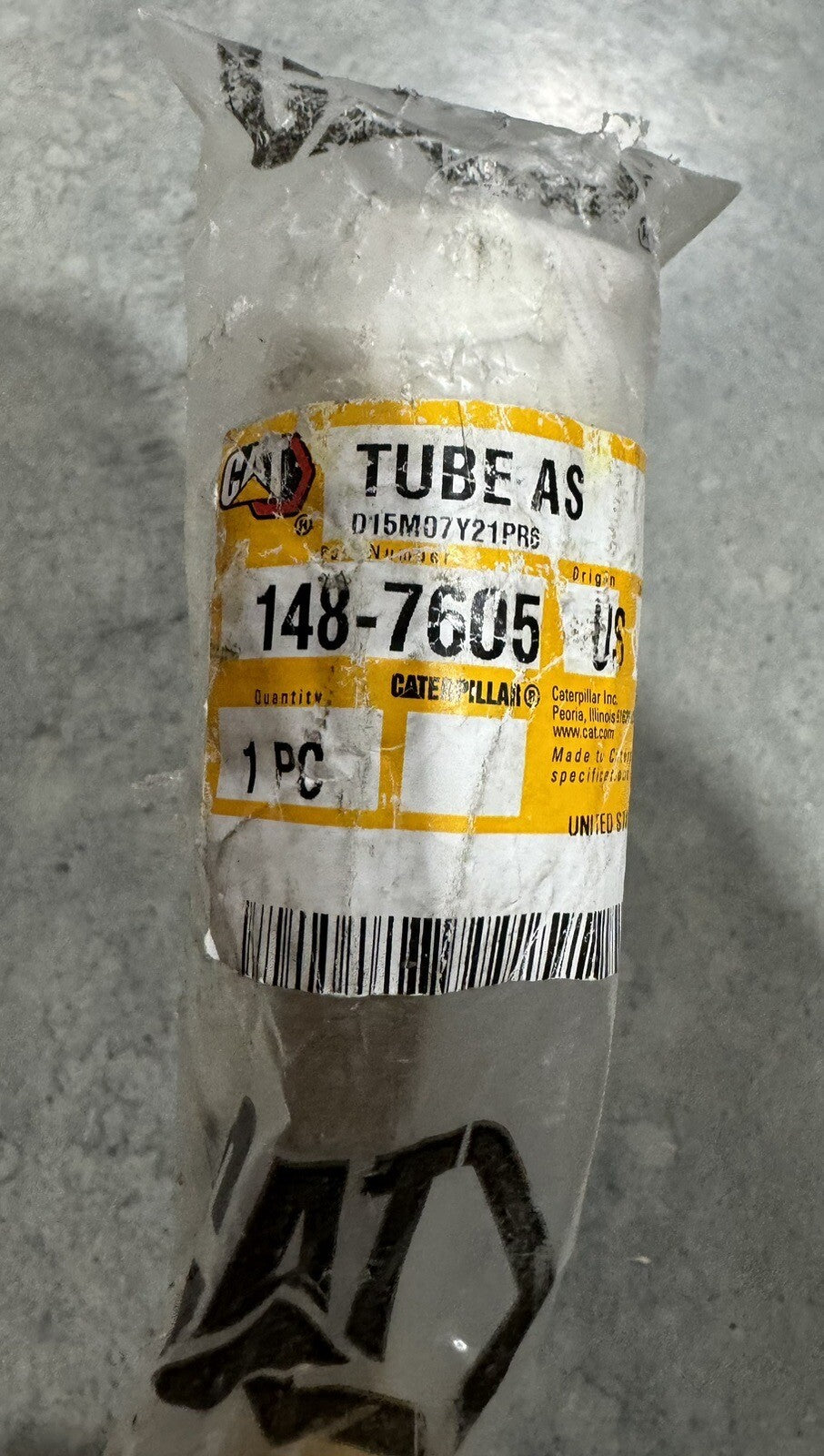 Caterpillar 148-7605 Tube Assembly NEW! FREE SHIPPING!