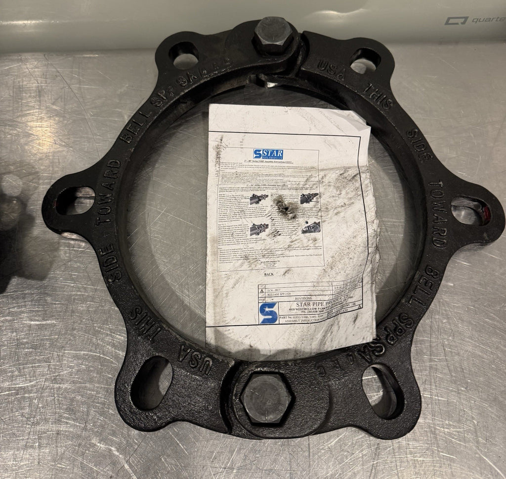Star Pipe SGDPGF08RDD Ductile Iron Joint Restraint NEW! FREE SHIPPING!