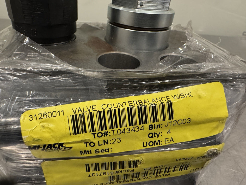 Mi-Jack 31260011 Counterbalance Valve 921412 Rexroth C47174 Manifold NEW!