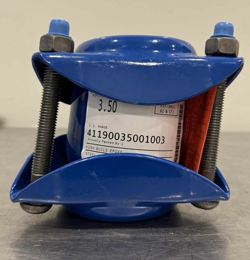 Smith-Blair 41190035001003 Steel Coupling 3.50 Epoxy Coated NEW W/ TAGS!