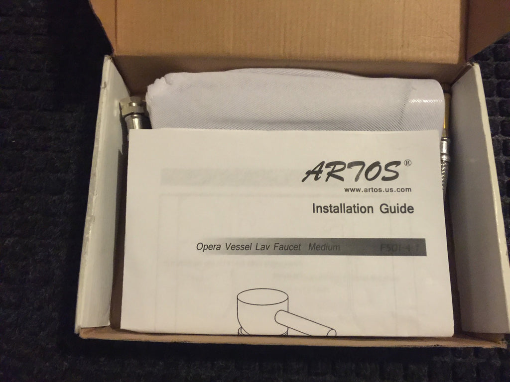 Artos Opera Single Hole Faucet Chrome Model F501-4CH NEW