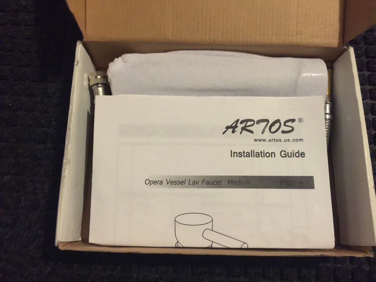 Artos Opera Single Hole Faucet Chrome Model F501-4CH NEW