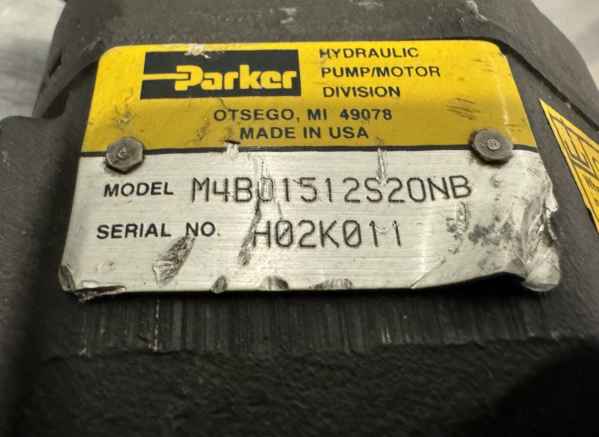 Parker M4B01512S20NB Hydraulic Motor High Speed NEW! FREE SHIPPING!
