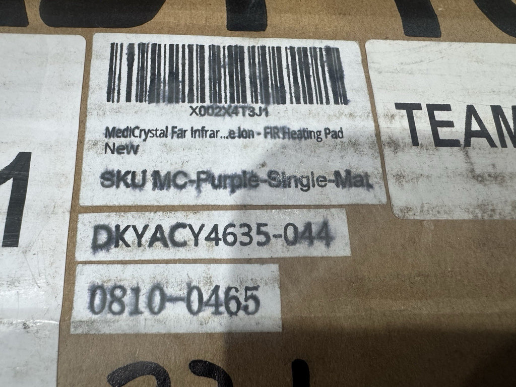Medicrystal FAR Infrared Mat 74x39 Amethyst Pad Purple NEW OPEN BOX! SHIPS FREE!