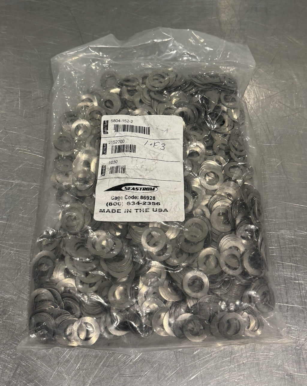 Seastrom 5804-152-2 Spring Washers PACK OF 1030 NEW! FREE SHIPPING!