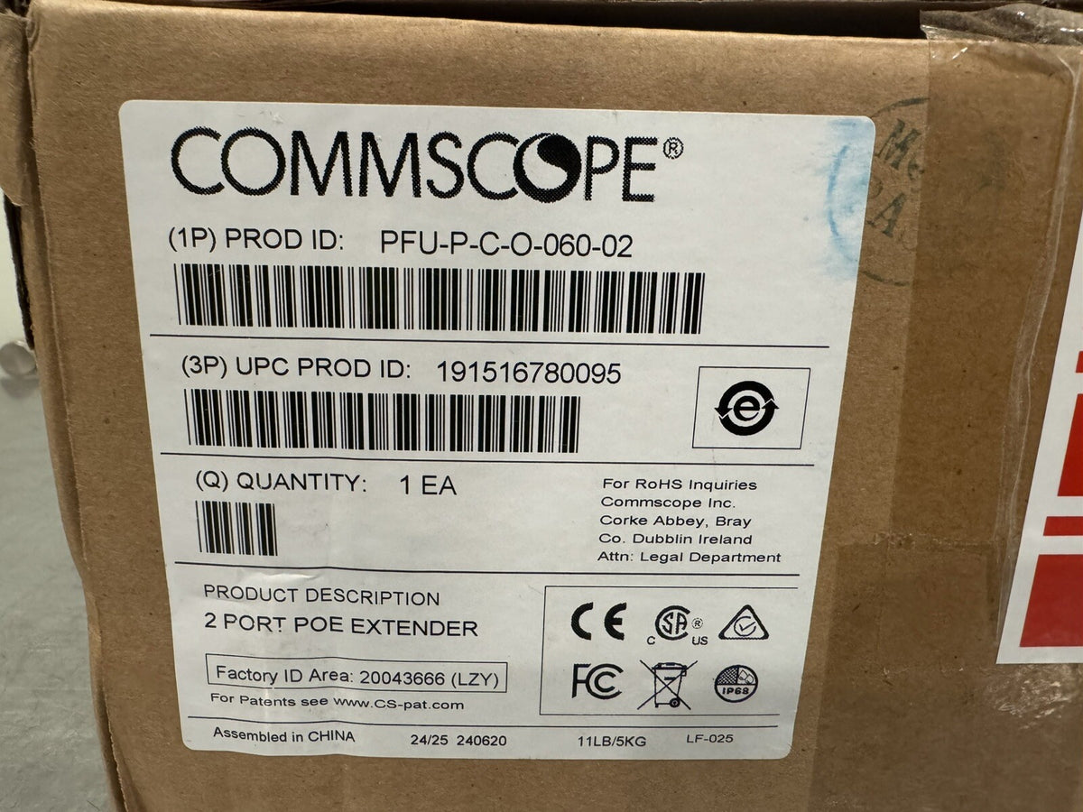 Commscope PFU-P-C-O-060-02 Extender 2 Port NEW IN BOX! FREE SHIPPING!