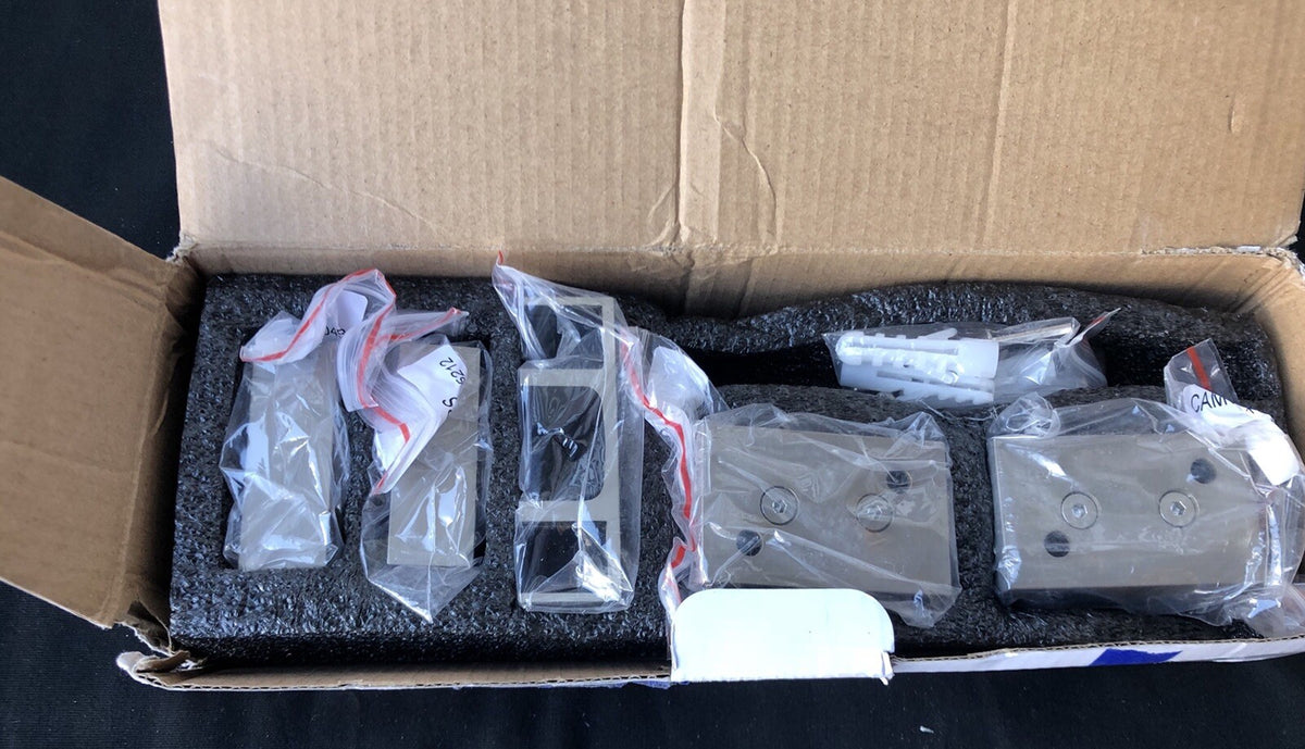 CR Laurence Track System Brushed Nickel CAMW2BS (2) CAMS1BS (2) CAMG1BS (1) NEW!