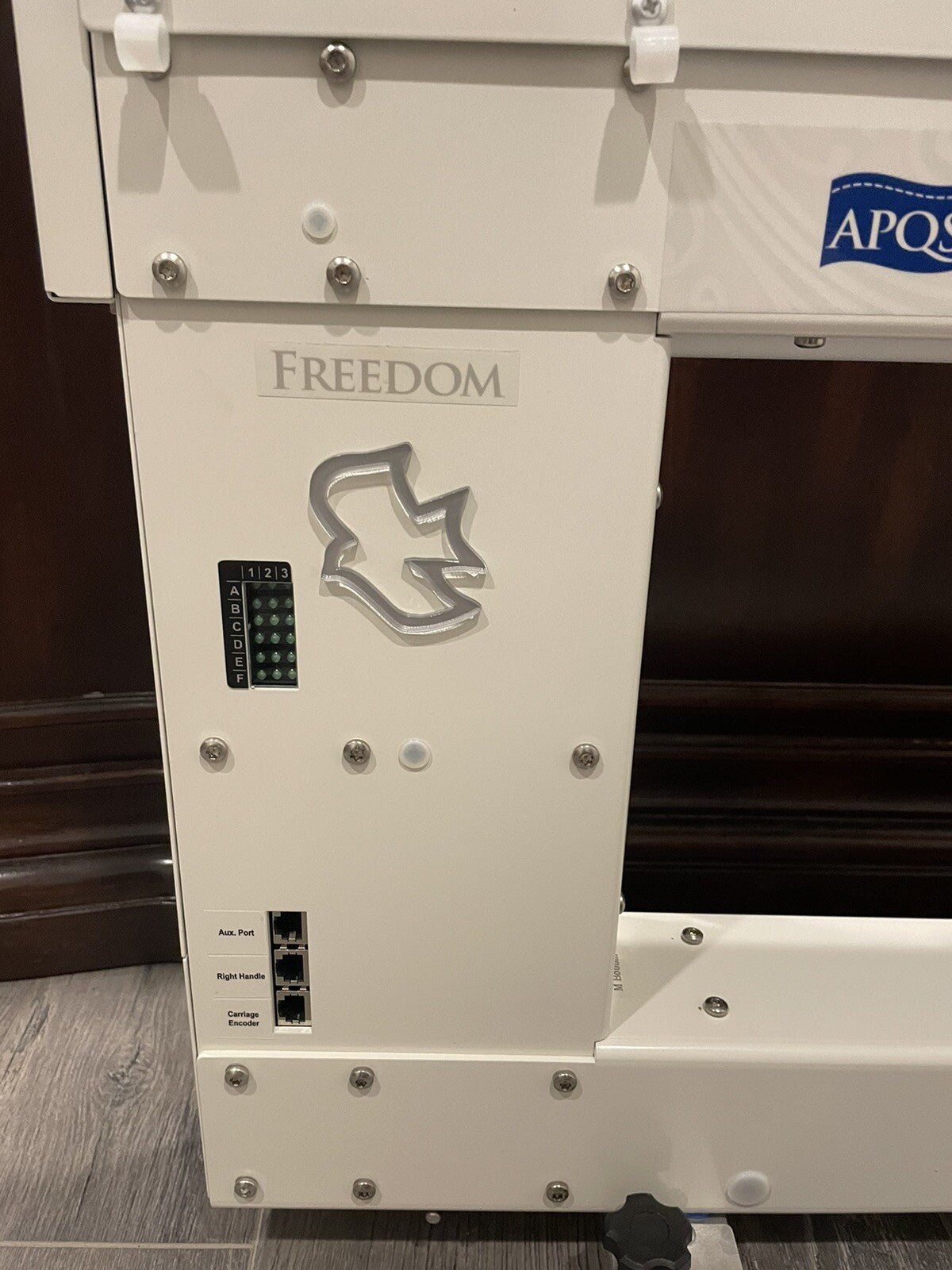 APQS Freedom Freddie Longarm Quilting Machine W/ Accessories NO TABLE/ STAND NEW