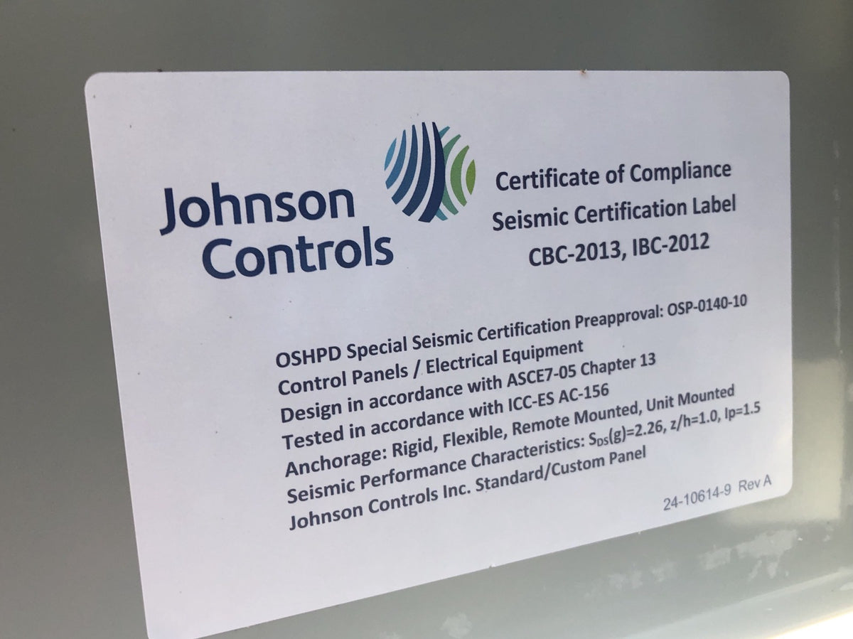 Johnson Controls PAYBZD002AH0 Energy Equipment Control Panel Enclosure NEW