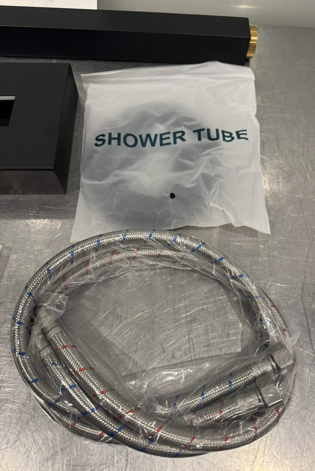 Rainlex RX8010H Freestanding Tub Filler W/ Hand Shower Matte Black NEW IN BOX!