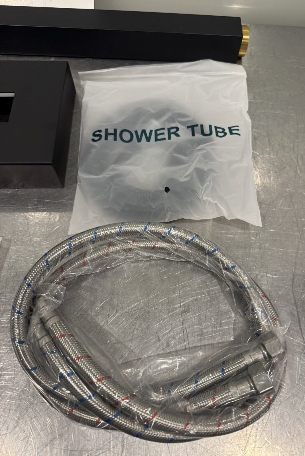 Rainlex RX8010H Freestanding Tub Filler W/ Hand Shower Matte Black NEW IN BOX!