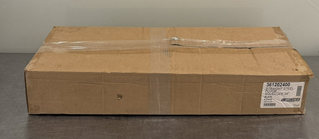 Carlisle 361202400 Straight Steel Squeegee 24” 6 PACK NEW IN BOX! FREE SHIPPING!