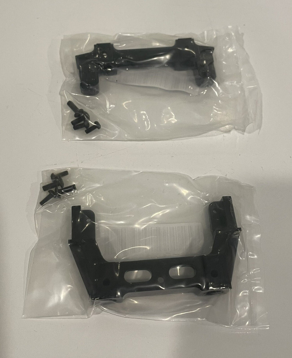 RC Lions Front & Rear Bumper Mount Servo Stand Aluminum Black NEW! FREE SHIPPING