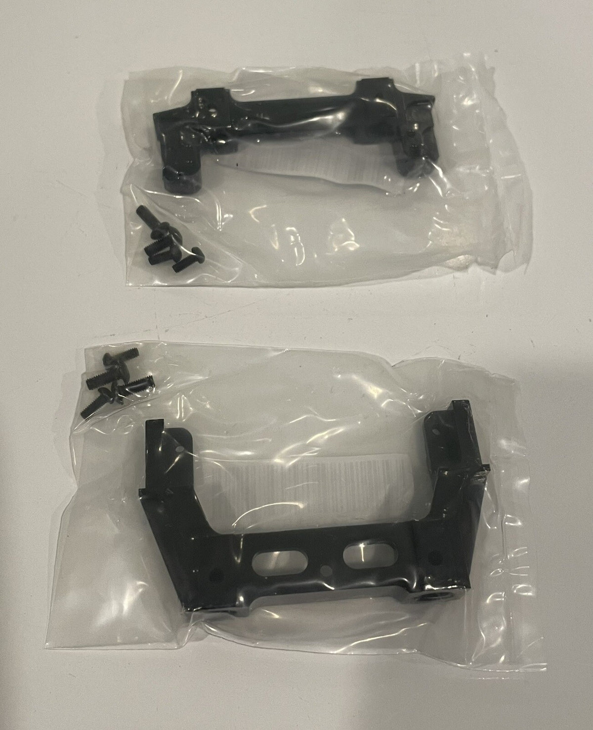 RC Lions Front & Rear Bumper Mount Servo Stand Aluminum Black NEW! FREE SHIPPING