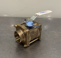 Nibco S595Y-LF 2" Ball Valve Silicone Bronze Full Port Solder NJ9302D NEW!