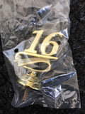 Plastic Dress Up Co. Lot Of 100 Trophy Toppers Gold #16 Model 17816-G NEW