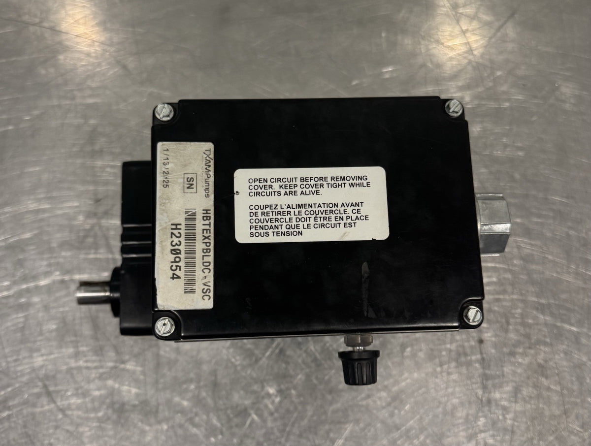 34B4BEBL/SR-WX3 Bodine Electric 1/5HP 12V Motor Gearmotor UNTESTED MAY WORK!