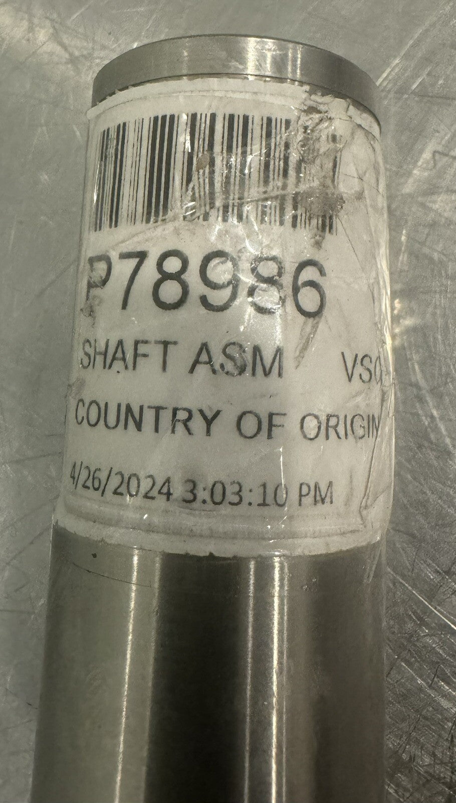 P78986 Bell & Gossett VSC Pump Shaft ASSY NEW! FREE SHIPPING!