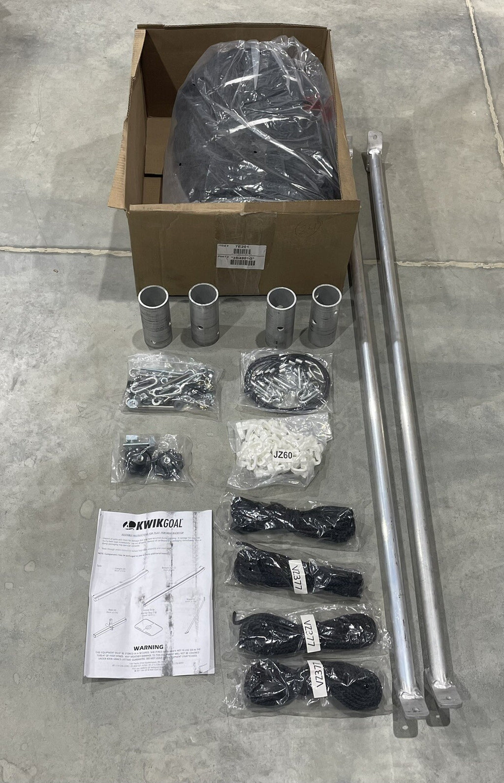 Kwik Goal 7E201 Portable Backstop REPLACEMENT PARTS NO FRAME NEW! FREE SHIPPING!