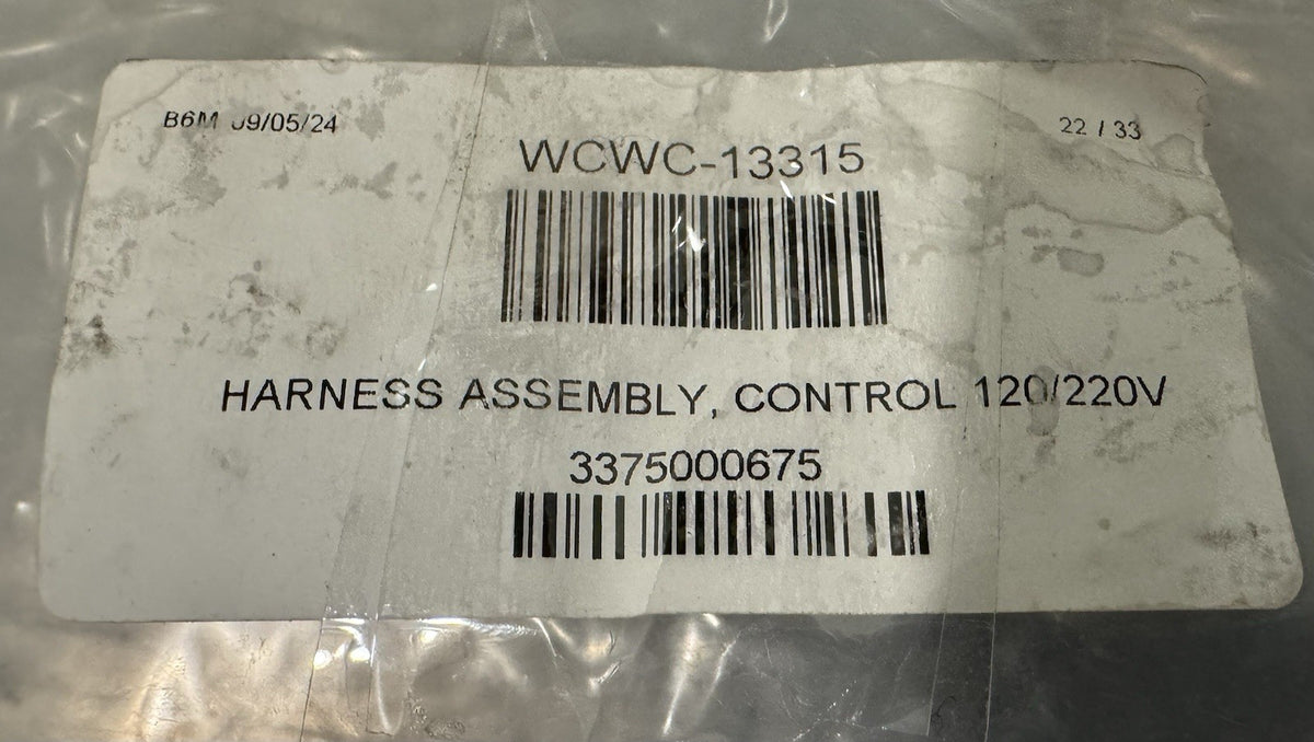 Wilbur Curtis WCWC-13315 120/220V Control Harness ASSY 3375000675 NEW SHIPS FREE
