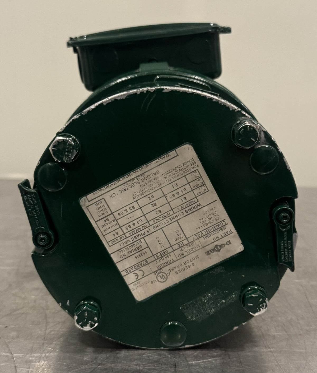 Baldor VEBM3558T-D Electric Brake Motor 2HP 230/460V NEW! FREE SHIPPING!