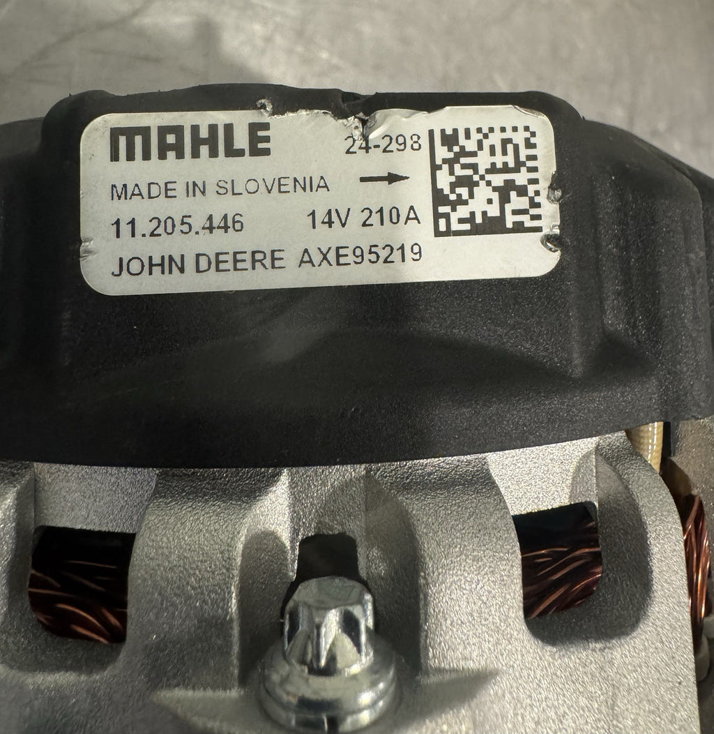 John Deere AXE95219 Alternator Genuine Mahle 11.205.446 NEW! FREE SHIPPING!