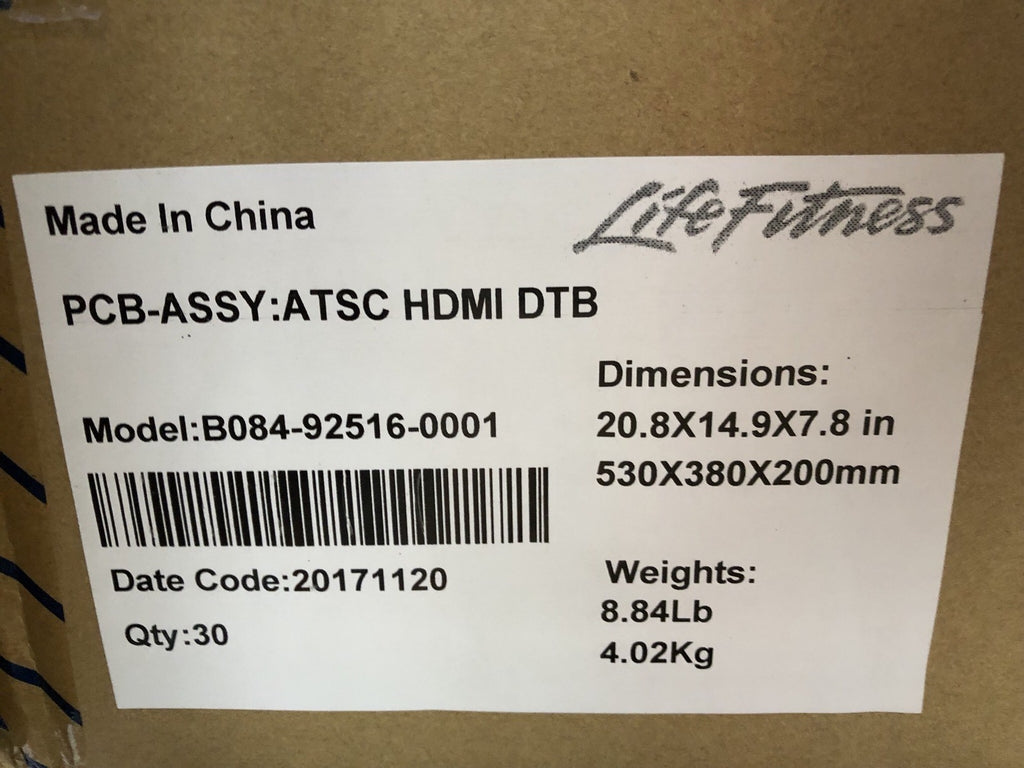 Circuit Board T.MS3393.55 Life Fitness B084-92516-0001 PCB-ASSY:ATSC HDMI DTB