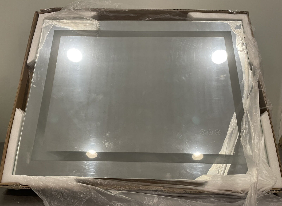 TH-902A LED Lighted Mirror 32” X 24” Anti-Fog Rectangle NEW! FREE SHIPPING!