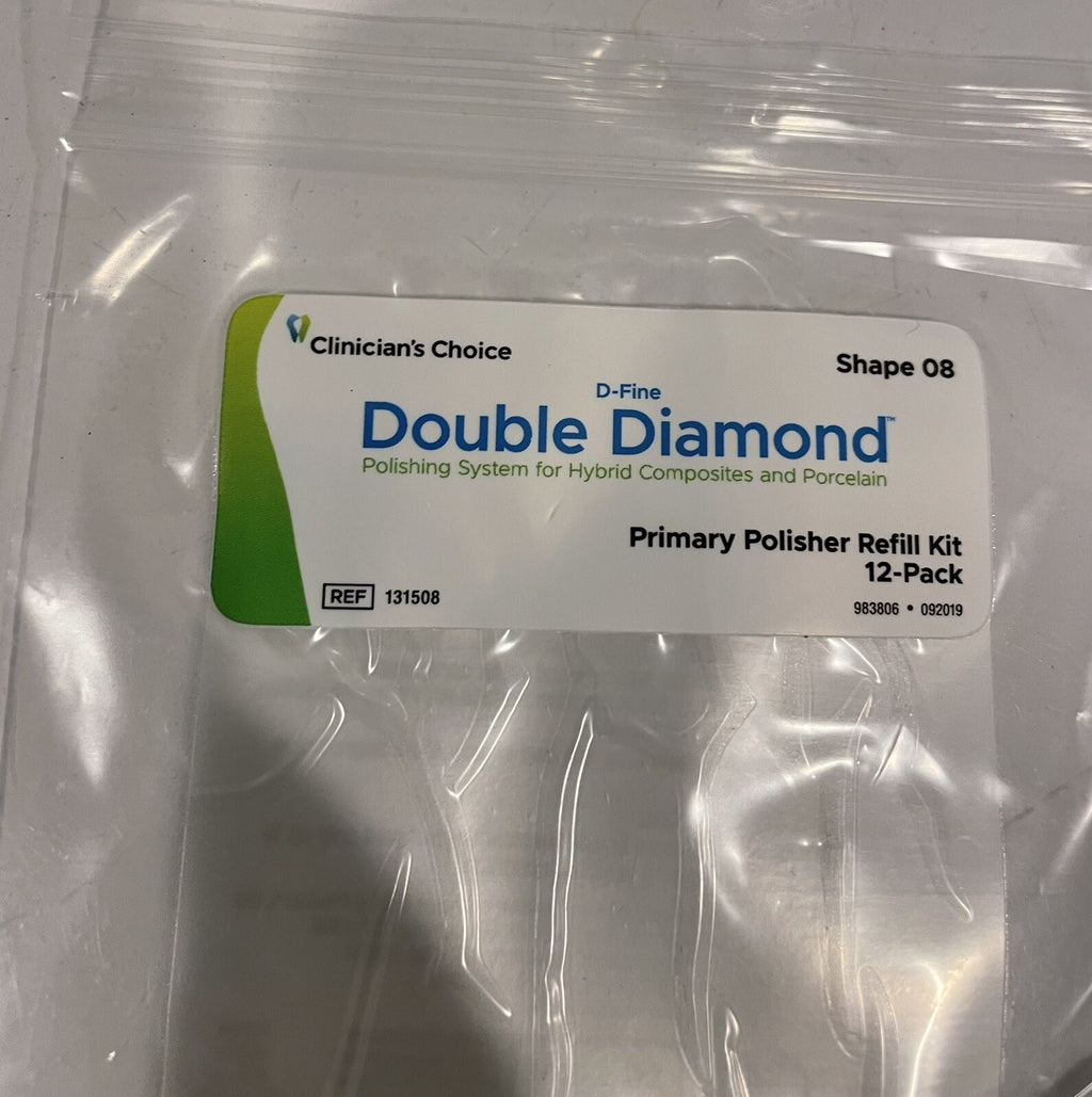 Clinicians Choice 131508 D Fine Double Diamond Primary Polisher 12PACK NEW!