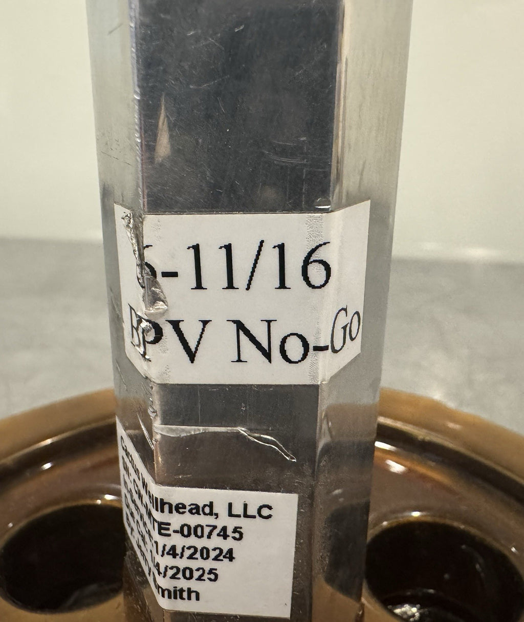 6-11/16 BPV No-GO PMC Mercury Gauge ASSY 6” 11/16-2 BPV LH NEW! FREE SHIPPING!