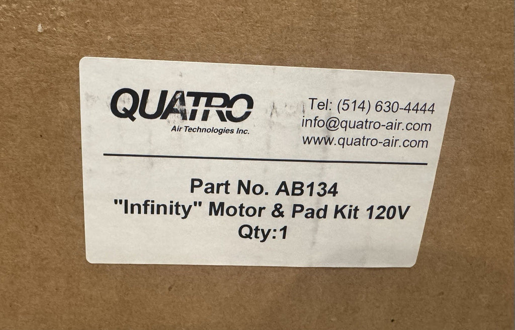 Quatro AB134 Infinity Blower Motors & Pad Kit 120V NEW! FREE SHIPPING!