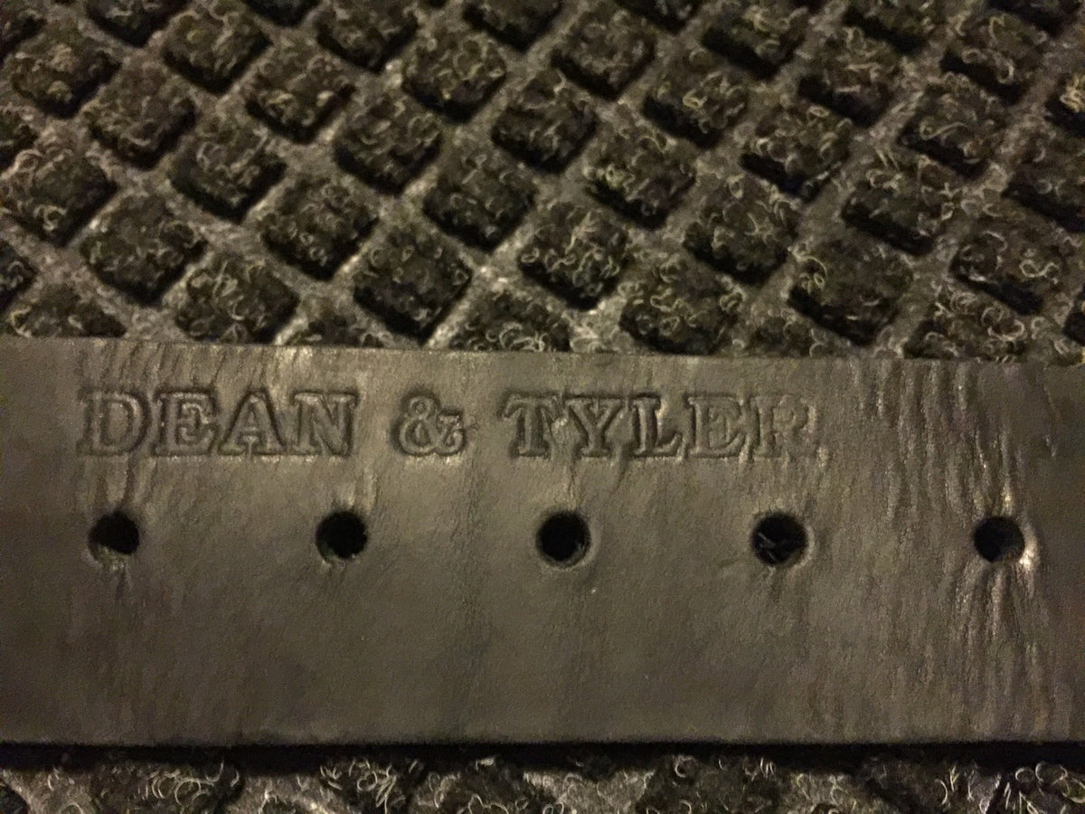 Dean And Tyler 42" Wide Heaven Black Spiked Studded Leather Dog Collar NEW