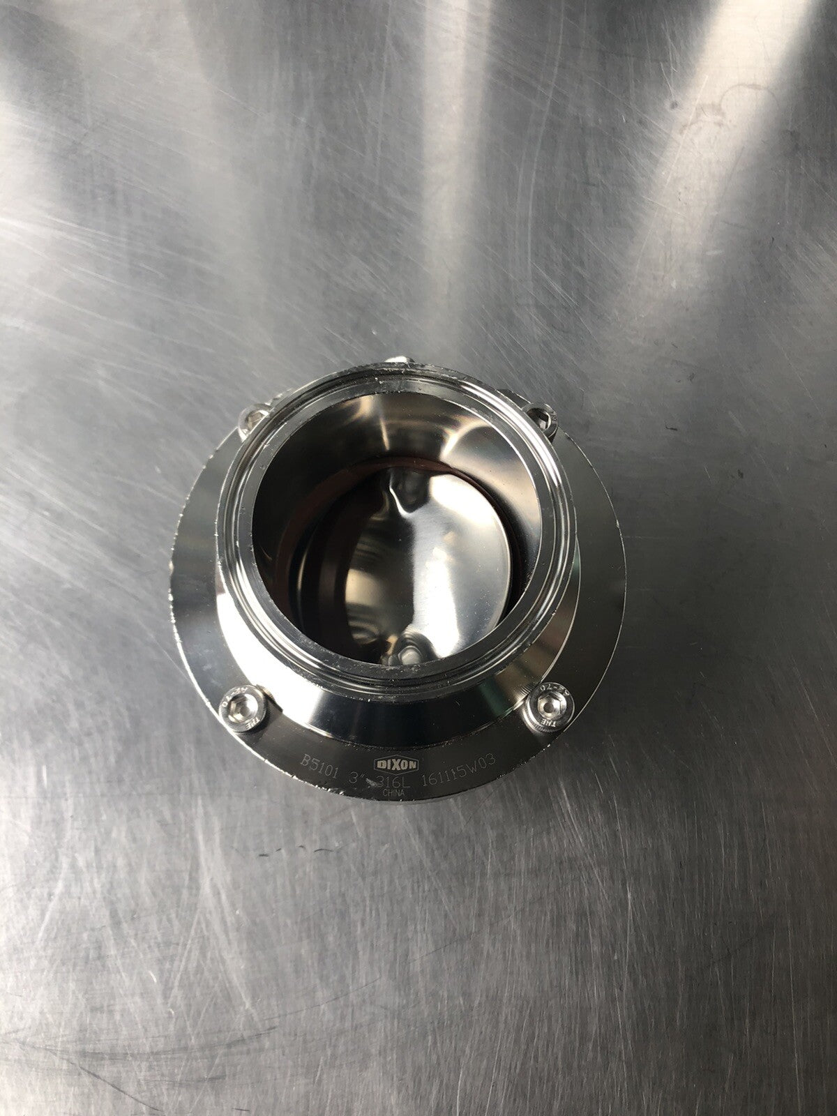 Dixon B5101 3” 316L 161115W03 Stainless Steel Sanitary Butterfly Valve NEW!!!