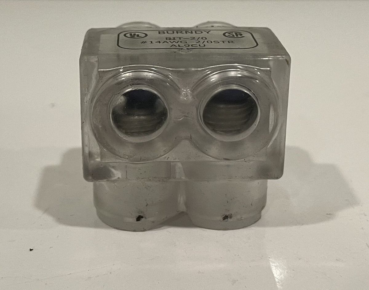 Burndy BIT-2/0 AL9CU Insulated Multi Tap Connector #14AWG-2/0STR NEW! SHIPS FREE