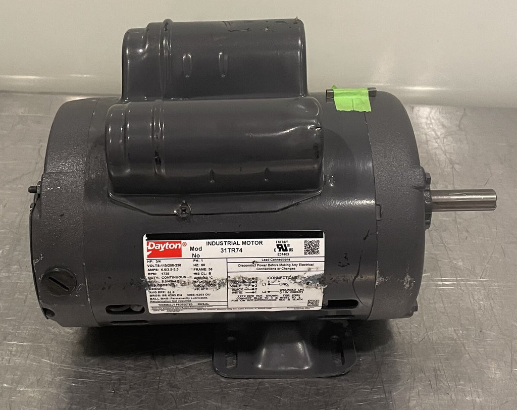 Dayton 31TR74 3/4HP 1PH 115/208-230V NEW! FREE SHIPPING!