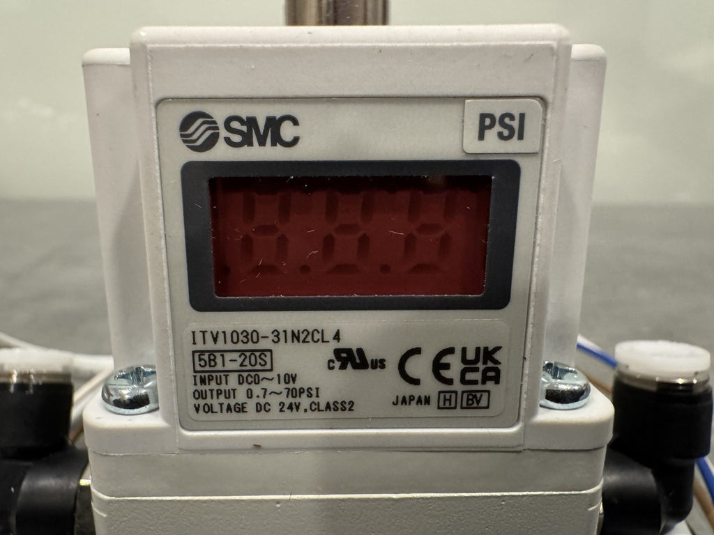 SMC ITV1030-31N2CL4 Electro-Pneumatic Regulator Pressure Controller NEW!