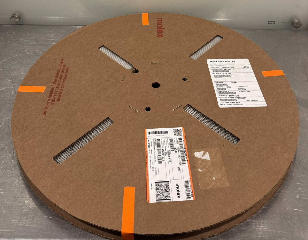 Molex 0002062101 Crimp Terminal 6000 PACK REEL NEW! FREE SHIPPING!