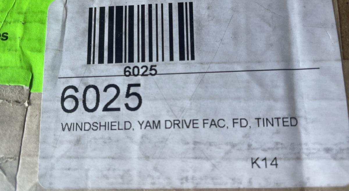 Yamaha Drive Tinted Folding Windshield 6025 NEW IN BOX!! FREE SHIPPING!