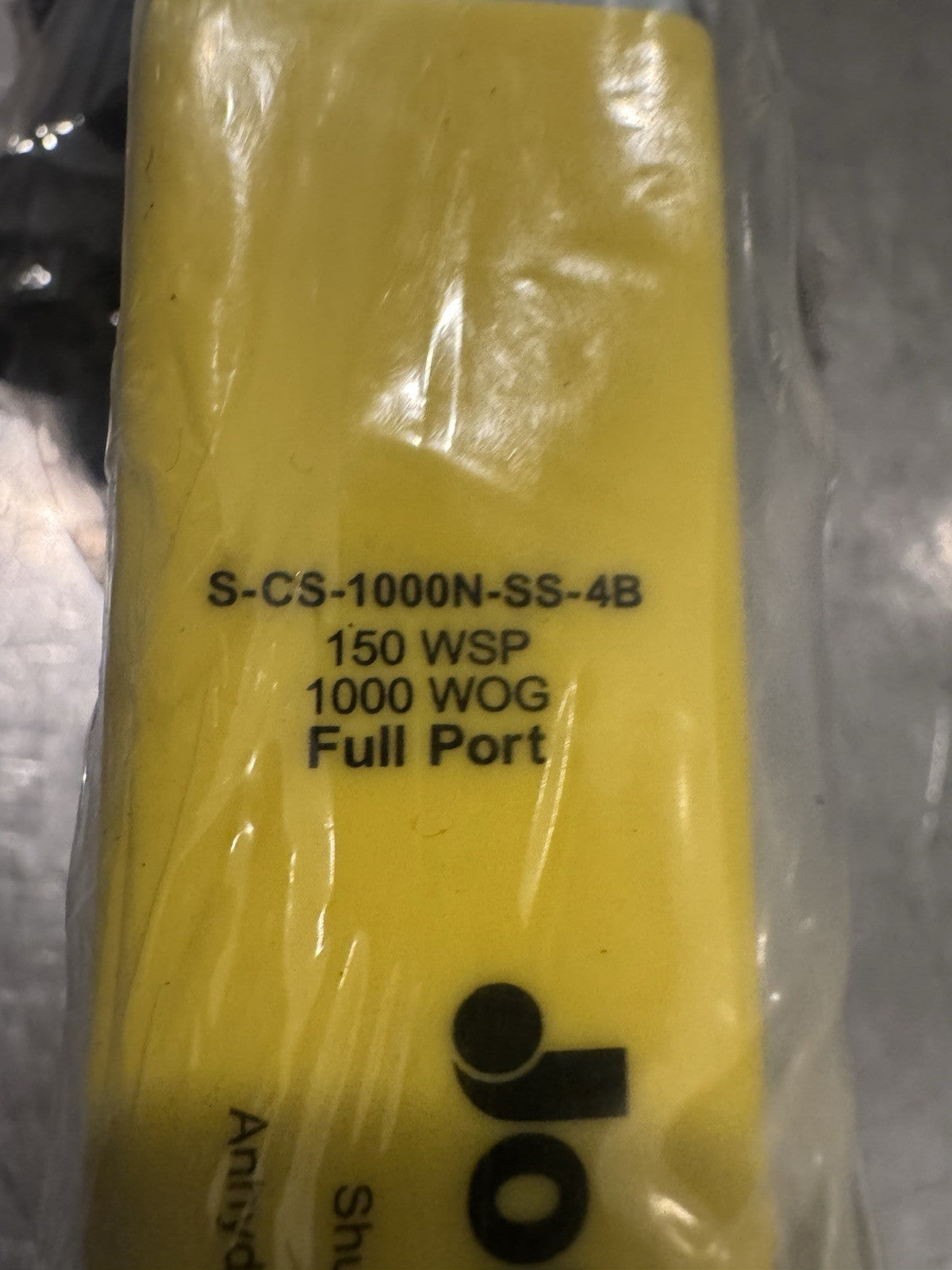 Jomar S-CS-1000N-SS-4B Steel 2” Ball Valve Socket Weld 1000 WOG NEW!