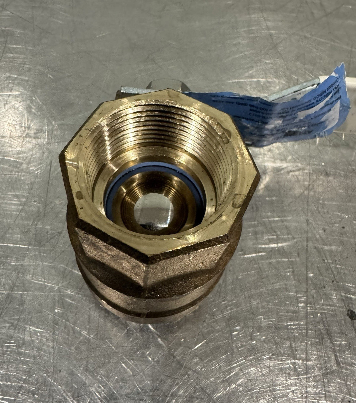 Nibco T-585-66-LF Brass Ball Valve 1-1/4” Threaded NEW! FREE SHIPPING!