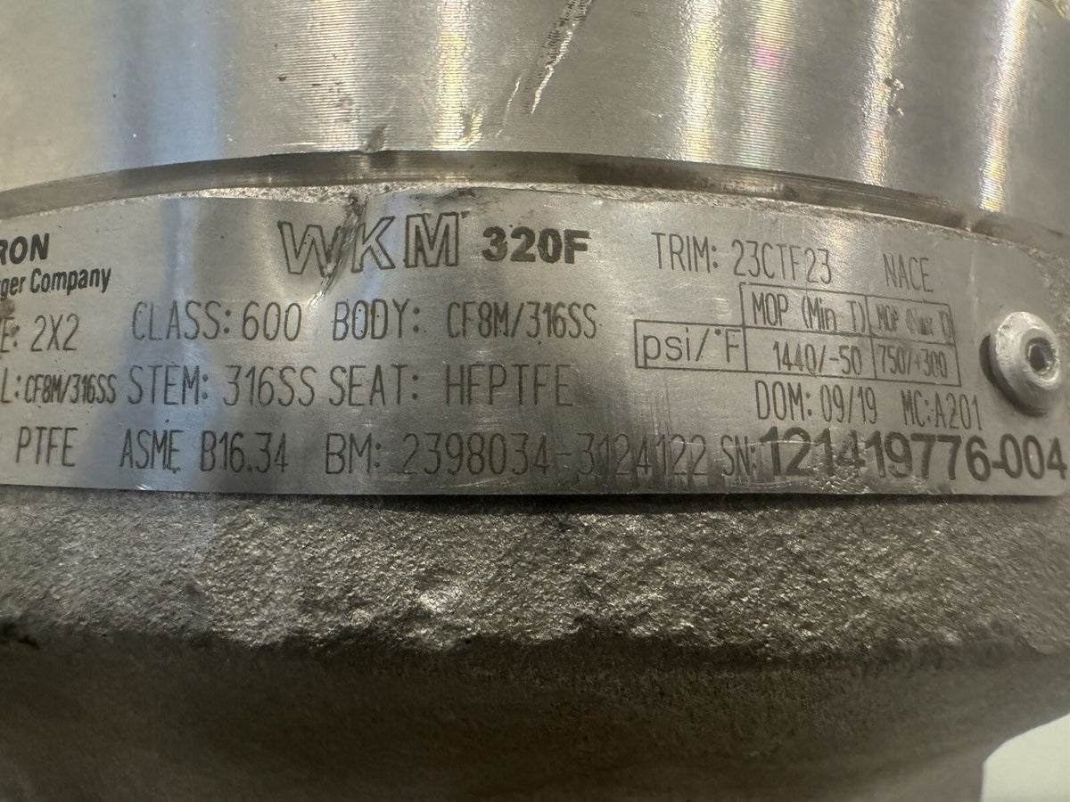 Cameron WKM 320F 2" Floating Ball Valve 316 Stainless NEW! FREE SHIPPING!