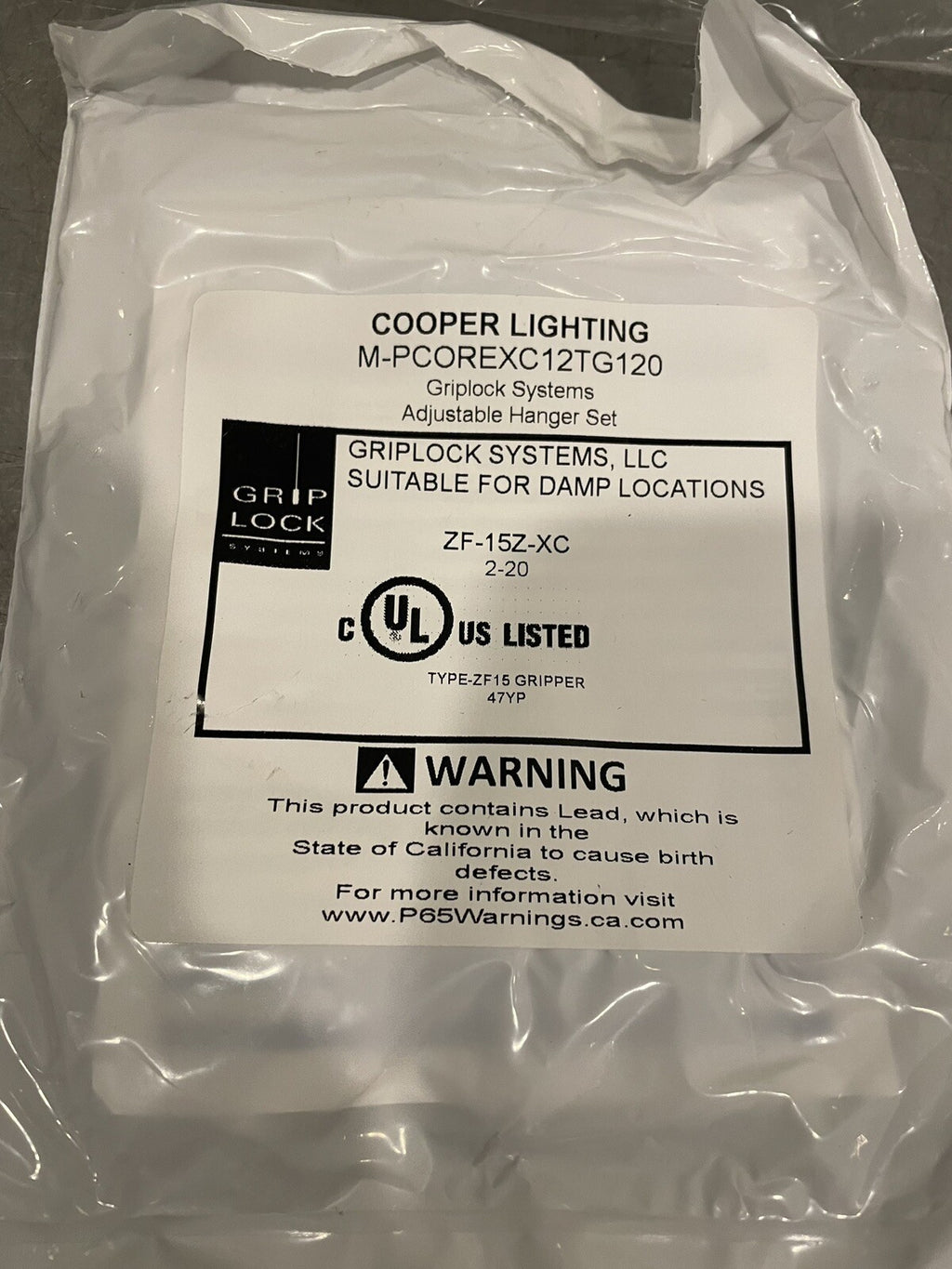 Cooper Lighting AC120" 5W Fix Yoke T1 600V 219766908-238 Kit C120-T1-025C NEW!