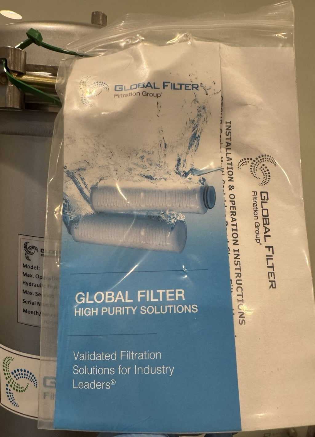 GTCHB522M2615PC Global Filter 316SS Multi Round Cartridge Filter Housing NEW!